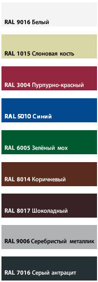 sekcionnye-vorota-36 цвета ворот