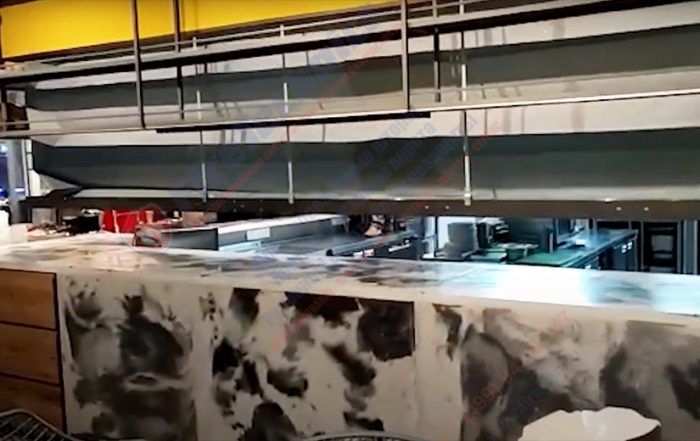 Штора противопожарная FireTechnics Гармошка, Фуд-корт